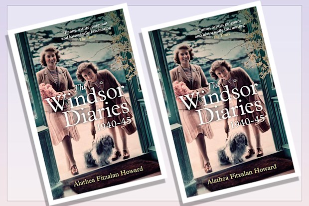 The Windsor Diaries: A childhood with the young Princesses Elizabeth and Margaret by Alathea Fitzalan Howard book cover