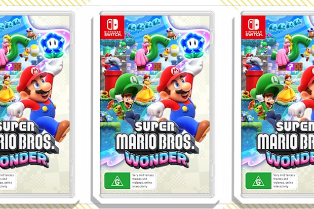 9PR: Super Mario Bros. Wonder Nintendo Switch video game cover