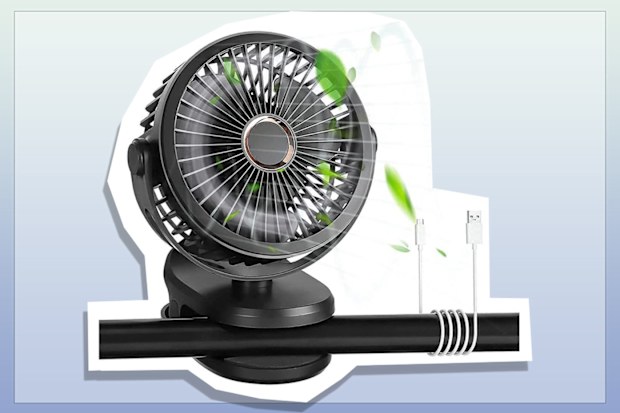 9PR: Portable Mini Clip on Fan for strollers, bikes and treadmills