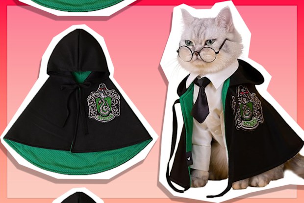 9PR: NACOCO Slytherin Cat Cloak, Tie and Glasses