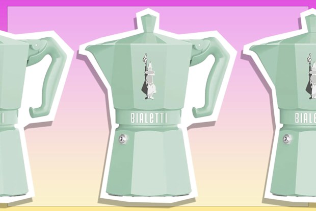 9PR: Bialetti Moka Express Lasered-Alfonso Coffee Maker