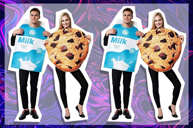 9PR: Couple Cookies and Milk Carton Box Costume