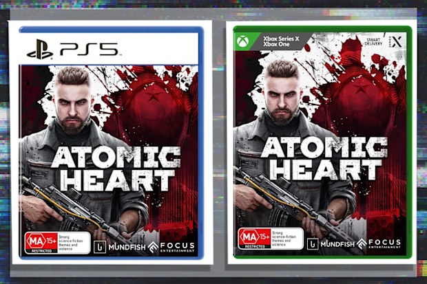 9PR: Atomic Heart game cover for PlayStation 5 and Xbox Series X