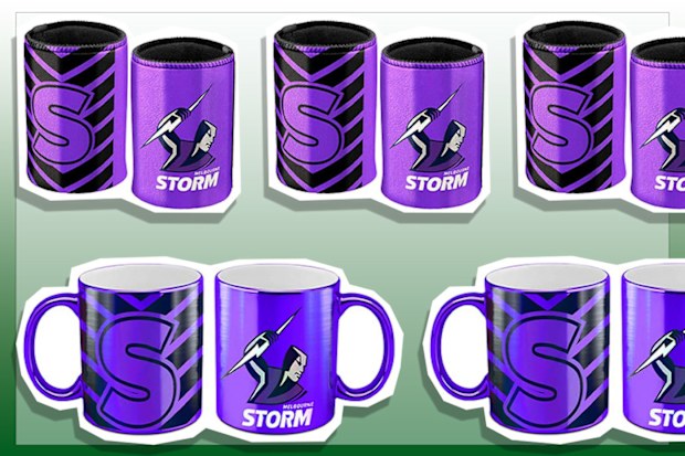 9PR: Storm Metallic Mug and Can Cooler Set
