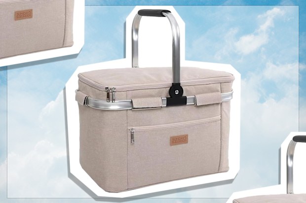9PR: Sundays Leisure Insulated Picnic Basket, Sand