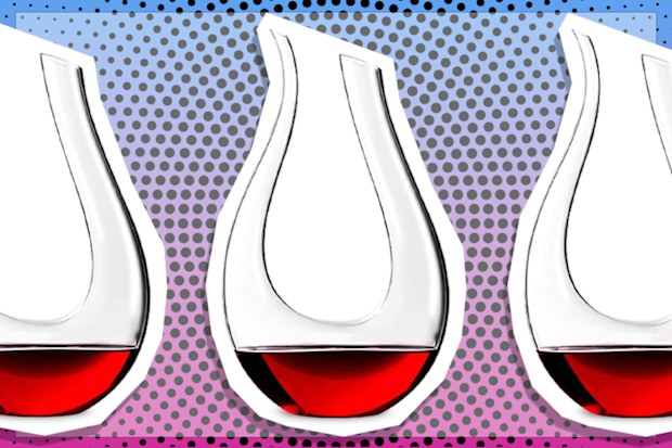 9PR: Ganeed U-Shaped Hand-Blown Lead-Free Crystal Glass Classic Red Wine Decanter