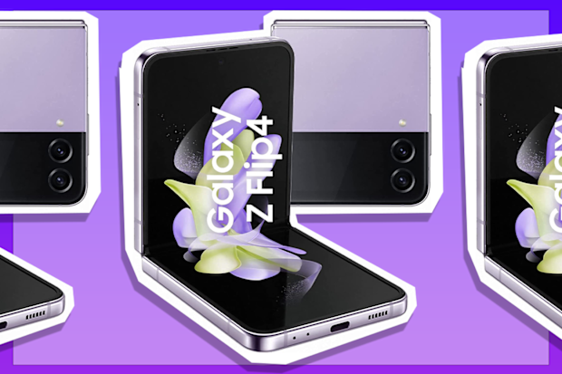 9PR: Samsung Galaxy Z Flip 4 5G, 256GB, Bora Purple