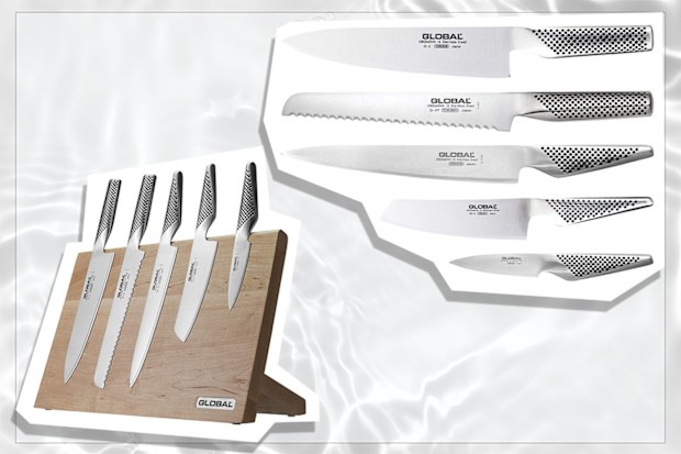 Global Takumi 6-Piece Maple Knife Block Set
