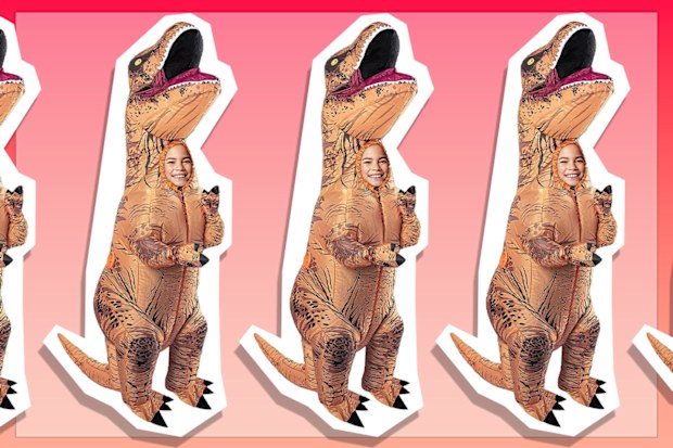 9PR: Rubie's Inflatable Dinosaur 