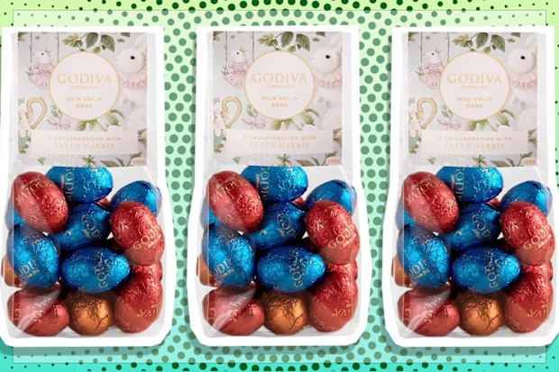 9PR: GODIVA Milk Chocolate Easter Mini Eggs, 130g