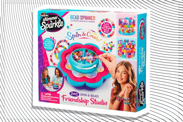 Shimmer'n'Sparkle bead spinner bracelet maker kids toy