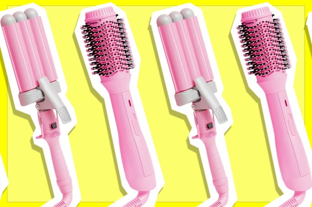 9PR: Mermade Hair 60mm Blow Dry Brush and Mermade Hair Pro Waver Three Barrel Curling Tong