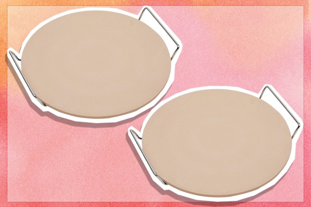 9PR: Davis & Waddell Napoli Round Pizza Stone with Rack