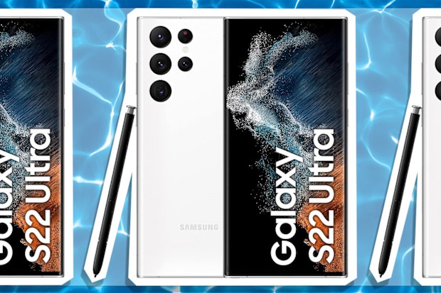 9PR: Samsung Galaxy S22 Ultra, 256GB, Phantom White
