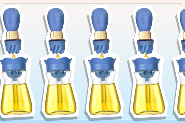 9PR: VENMATE Olive Oil Dispenser Bottle Silicone Dropper Measuring Oil Dispenser