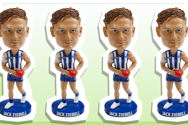 9PR: AFL North Melbourne Kangaroos Jack Ziebell Bobblehead Figure