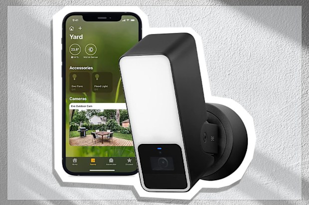 9PR: Eve Outdoor Cam - Secure floodlight Camera