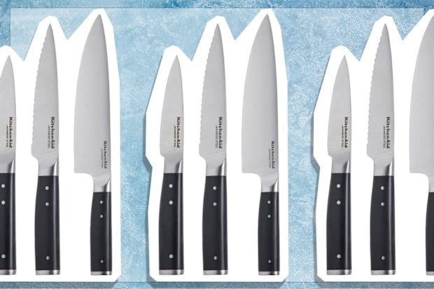 9PR: KitchenAid 3-Piece Gourmet Chef Knife Set with Sheaths