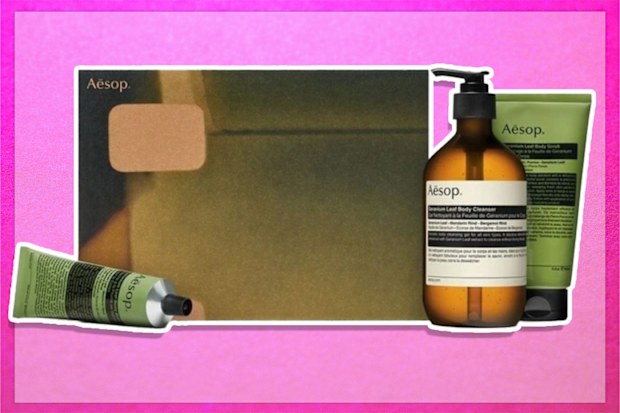 9PR: Aesop Screen 2 Geranium Leaf Trio Seasonal