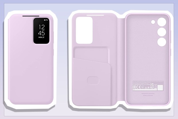 9PR: Samsung Galaxy S23 S-View Wallet Phone Case, Lavender