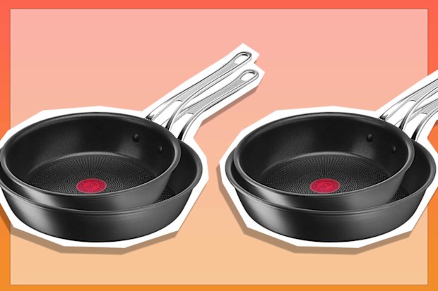 9PR: Tefal Jamie Oliver by Tefal Cooks Classic Induction Non-Stick Hard Anodised Twin Pack