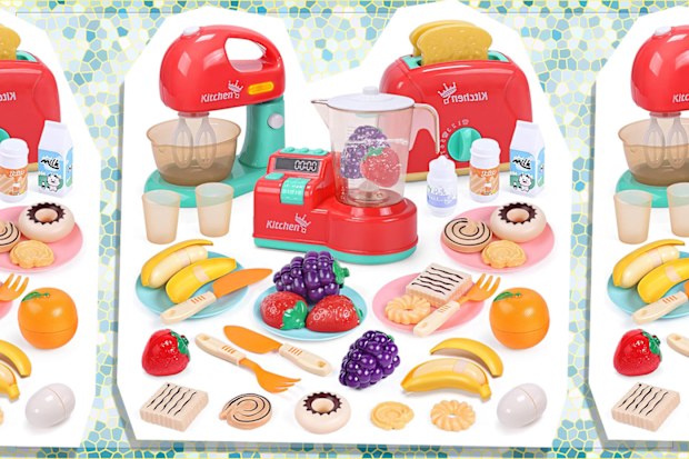 9PR: CUTE STONE Toy Kitchen Appliances Playset