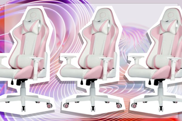 9PR: Cooler Master Gaming Caliber R1S Rose ArmChair Padded Seat