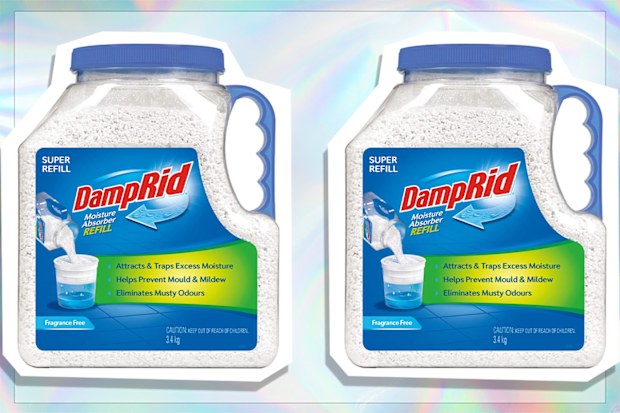 9PR: DampRid Moisture Absorber Super Refill Fragrance Free, 3.4 kg