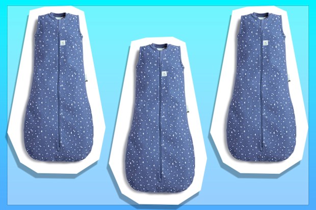 ergoPouch Organic Cotton Jersey Sleeping Bag for Babies 8-24 Months, Night Sky