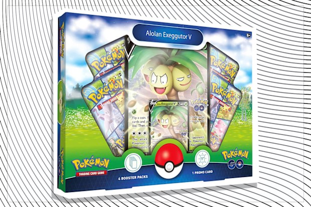 Pokemon Alolan Exeggutor V TCG Pokemon GO Collection Card Game