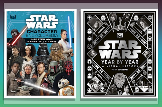 9PR: Star Wars Character Encyclopedia and Star Wars Year By Year: A Visual History, New Edition, by Ryder Windham, Pablo Hidalgo and Kristin Baver book covers