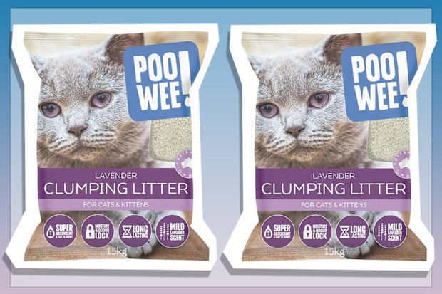 9PR: POOWEE! Clumping Lavender Litter, 7.5kg