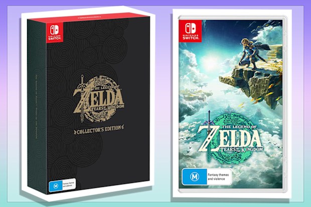 9PR: The Legend of Zelda: Tears of the Kingdom for Nintendo Switch base game and Collector's Edition 