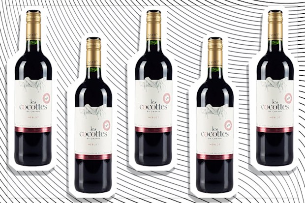 9PR: Les Cocottes By Chavin Red Merlot Non-Alcoholic Wine, 750mL