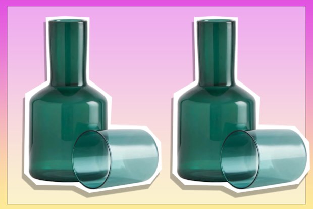 9PR: Maison Balzac J'Ai Soif Carafe Set Teal