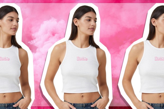9PR: Cotton On Barbie Picot Baby Tank