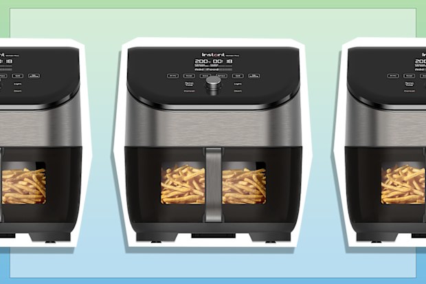 9PR: Instant Vortex Plus ClearCook - 5.7L Air Fryer, Stainless Steel.