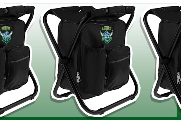 9PR: Canberra Raiders NRL Cooler Bag and Foldable Stool