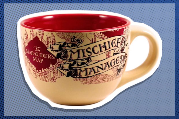 9PR: Silver Buffalo Harry Potter The Marauder's Map Mischief Managed Ceramic Mug