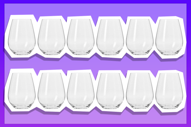 9PR: Krosno Harmony Stemless Wine Glass, 400mL, 6-Pieces