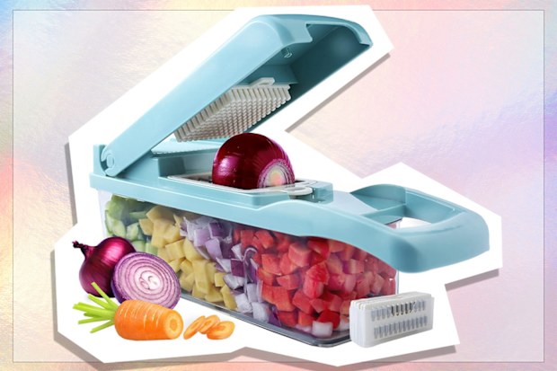 9PR: Ashlar Vegetable Chopper, Blue
