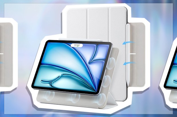 9PR: ESR Slim Trifold Stand Case for Apple iPad Air 11-inch, White
