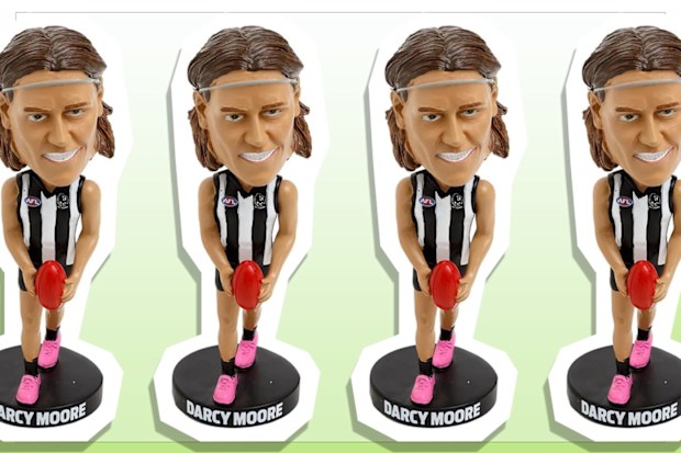 9PR: AFL Collingwood Magpies Darcy Moore Bobblehead Figure