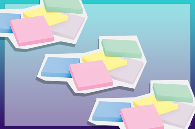 9PR: Bedazzle Transparent Sticky Notes - 300pcs Pastel Self-Stick Note Pads, self-Adhesive Translucent Waterproof Memo Pad Pack of 6 (5x5 cm)