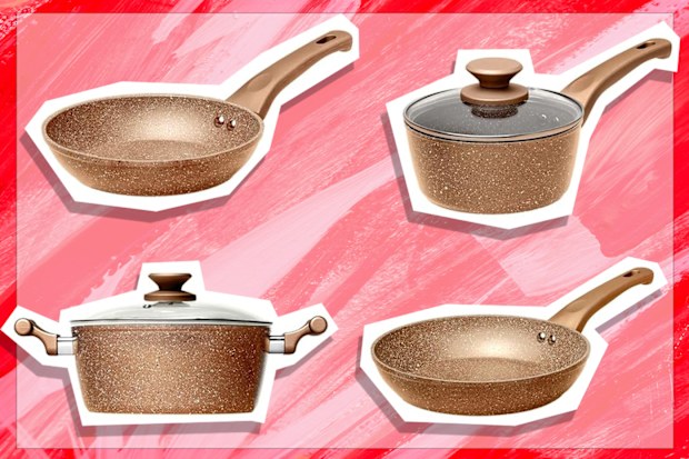 9PR: Innerwell Non-Stick 8-Piece Pots and Pans Set 