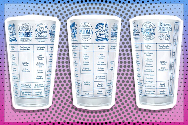 9PR: Fred Good Measure Cocktail Recipe Glass, Tequila