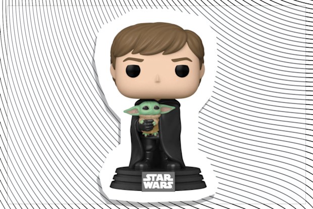 Funko POP! Mandalorian Luke Skywalker baby Yoda figurine