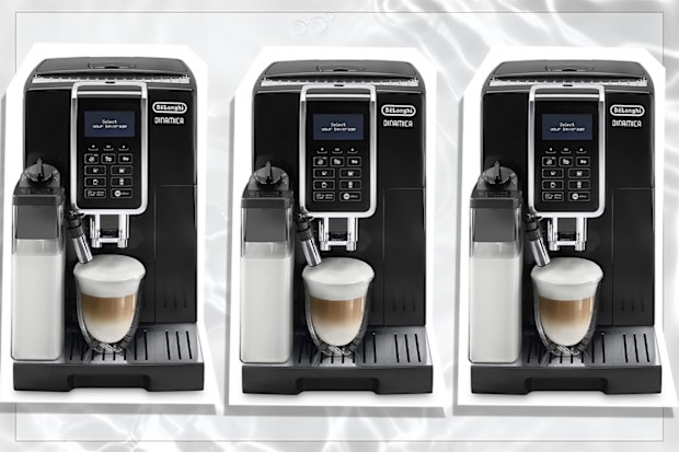 De'Longhi Dinamica Fully Automatic Coffee Machine with One Touch Technology and Coffee Recipe Customisation