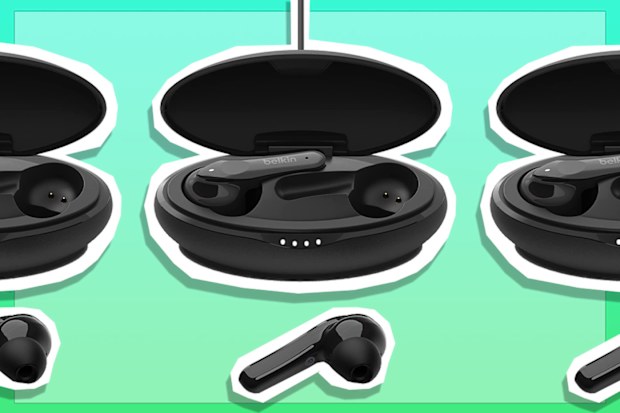 9PR: Belkin SOUNDFORM Move True Wireless Headphones, Black