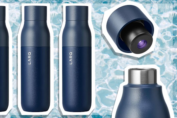 9PR: LARQ PureVis Water Bottle, 500mL, Blue